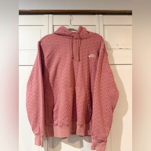 Men’s large Nike Pink All-Over Logo Hoodie